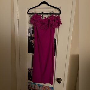 Fashion nova pink off the shoulder dress